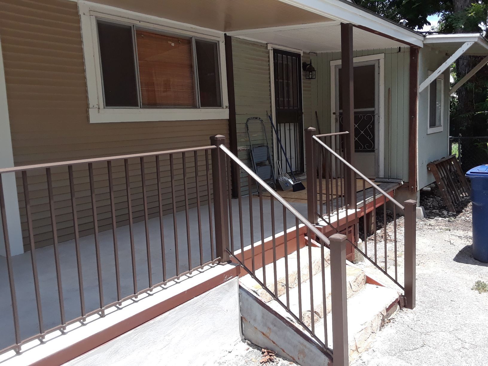 Custom metal fence and railing